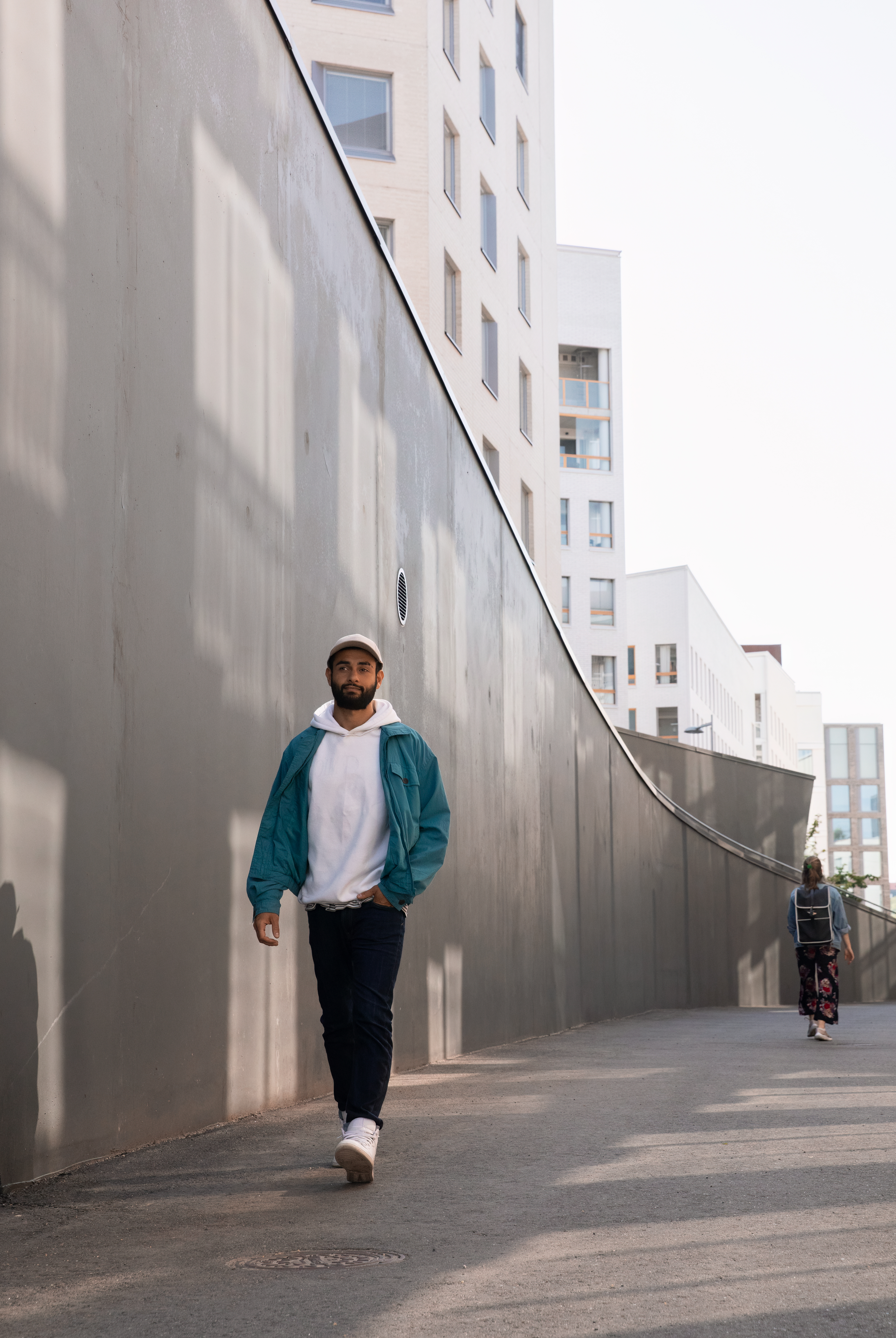 A lot of people crossing a road