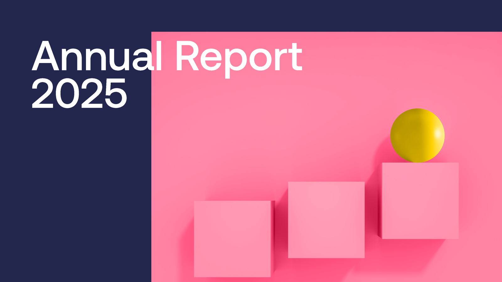Front page of annual report 2025