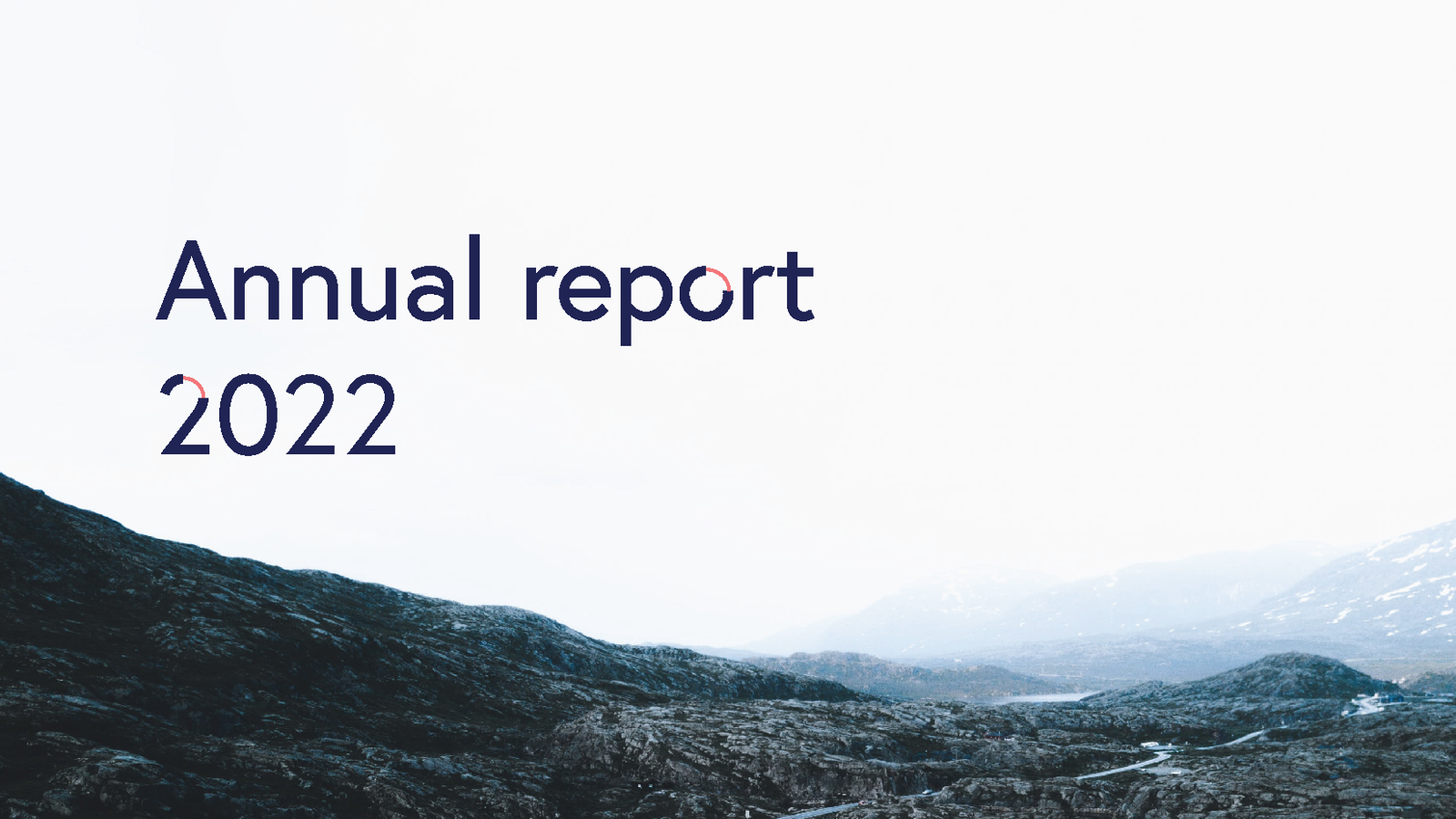Front page of annual report 2022